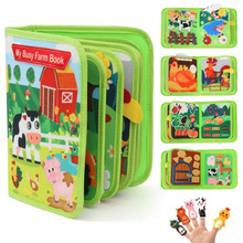 C 52096 Kids deer night early education cloth book ��ͯС¹
