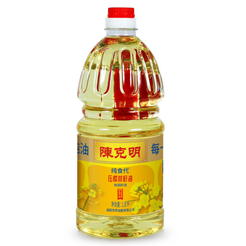 One-time delivery Chen Keming rapeseed oil pressing first-class 1.8 liter edible oil for household packaging, rapeseed oil manufacturer