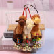 Cute Desert Camel Plush Toy Doll Dunhuang Wind Bell Camel Pendant Xinjiang Tourist Attraction Memorial Doll