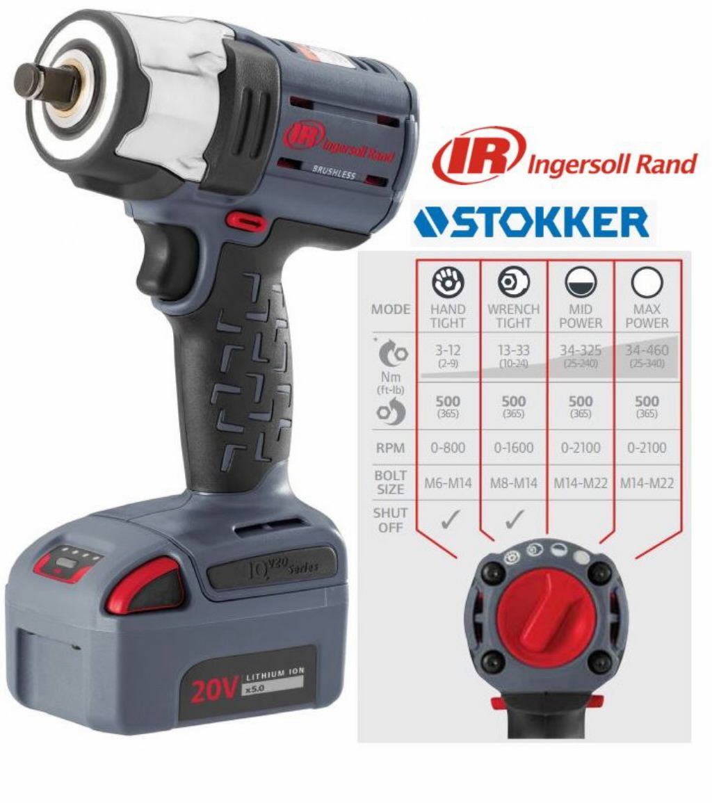 英格索兰W5152-K22-CN 1/2寸锂电充电式冲击扳手