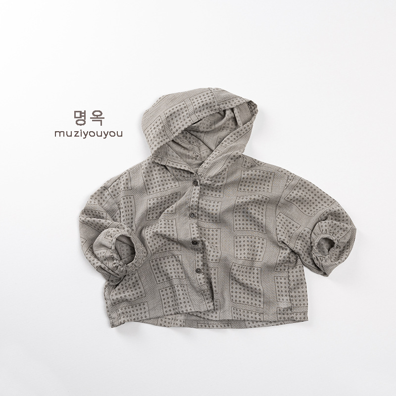 Ropa de protección solar para niños coreanos 2025 nuevo estilo para niños y niñas Cárdigan delgado con aire acondicionado para niños Chaqueta japonesa coreana para niños