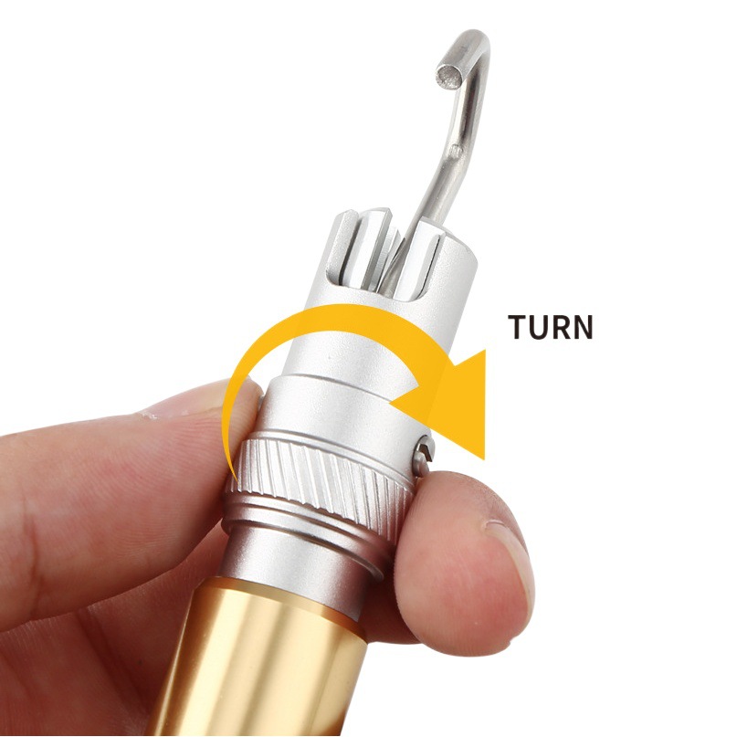 Nuevo removedor de gancho de tipo T portátil removedor de gancho de aleación de aluminio