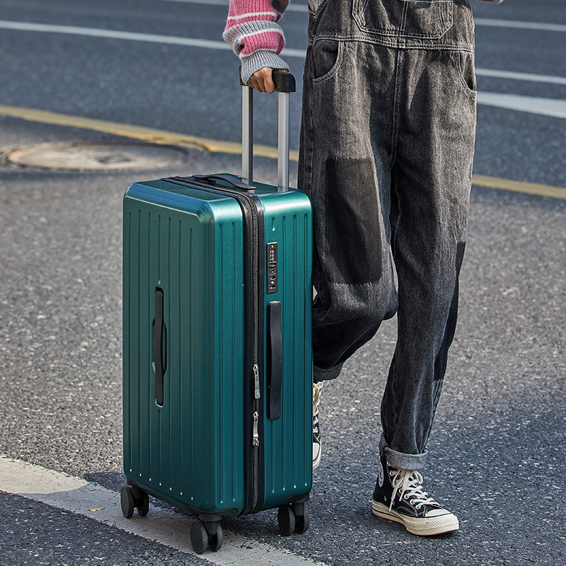 Los niños y el equipaje de la madre de 26 pulgadas de gran capacidad de equipaje de alto aspecto de las mujeres trolley caso de 28 pulgadas durable contraseña