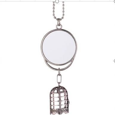 Ventas transfronterizas calientes en blanco de transferencia de calor colgante en forma de corazón de automóviles colgantes de aluminio llaveros de metal Europa y América aleación de regalo