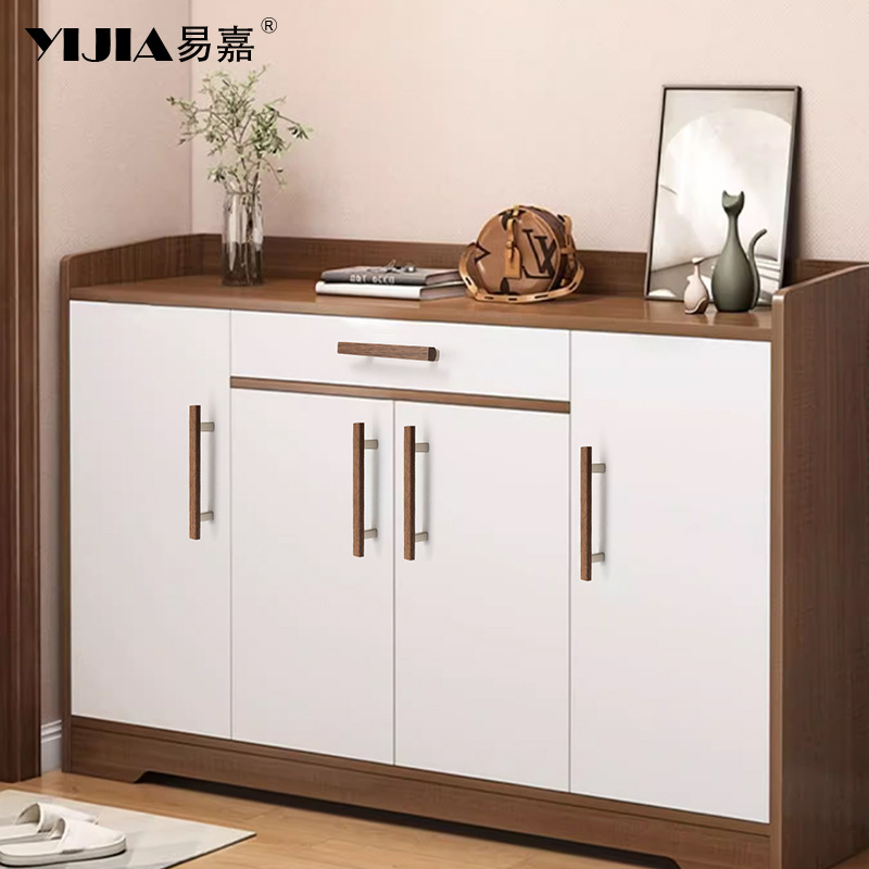 Simple estilo japonés en forma de T mango de armario de madera tronco cajón de muebles de estilo tronco cabecera de madera mango de puerta de gabinete image 3