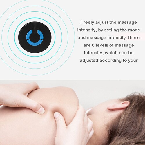 Cross-border portable mini cervical massage patch Home USB charging massager full body multi-functional massage patch