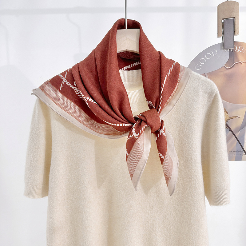 Pañuelos profesionales de alto nivel retro 68 toallas cuadradas damas de alto valor facial de moda moda temperamento toallas cuadradas