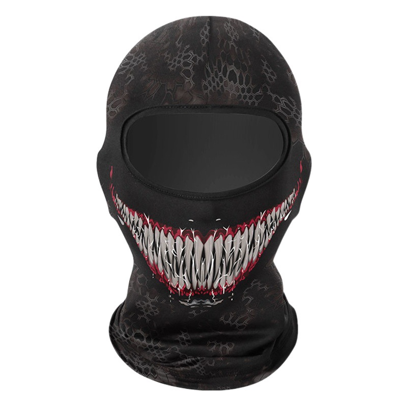 Summer motorcycle Hood ice silk sun protection riding mask full face neck protection helmet mask motorcycle cycling