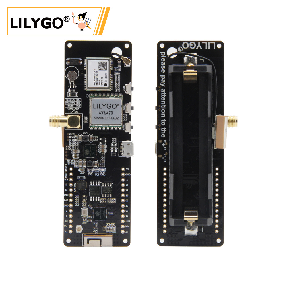 LILYGO? Meshtastic T-Beam V1.2 ESP32 LoRaGPS WiFi蓝牙开发板