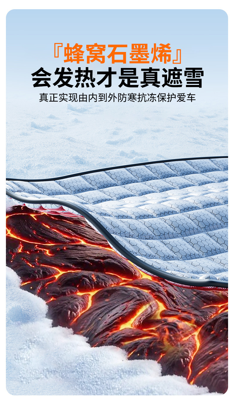 Car Windshield Anti-freeze Cover Car Window Cover Thickened Snow Shield