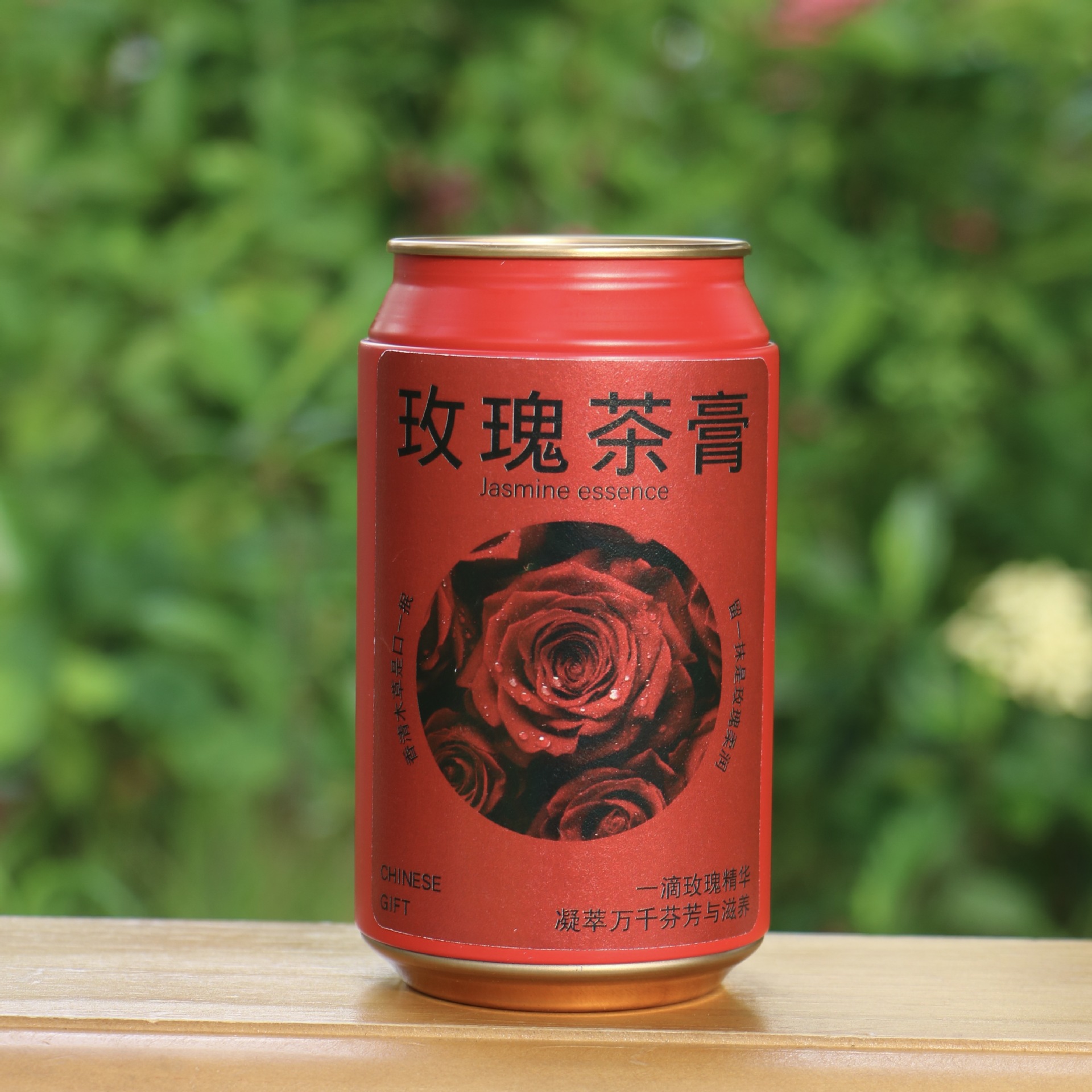 장미꽃차 페이스트 캔 200g