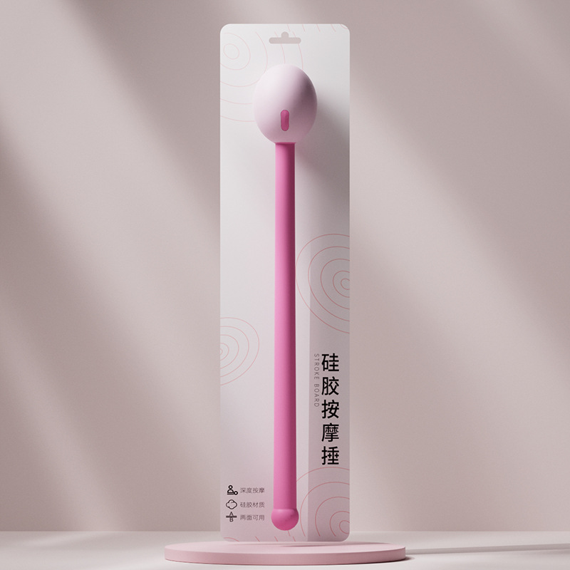 Martillo de masaje martillo meridiano hombro y cuello golpeando palo raqueta de fitness raqueta de meridiano raqueta de silicona cuidado de la salud espalda golpeando artefacto