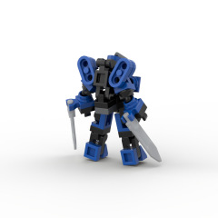 レゴ moc ビルディングブロック Pacific Rim Mecha Q バージョンのリベンジ ワンダリング ロボット組み立ておもちゃパズルと互換性があります。
