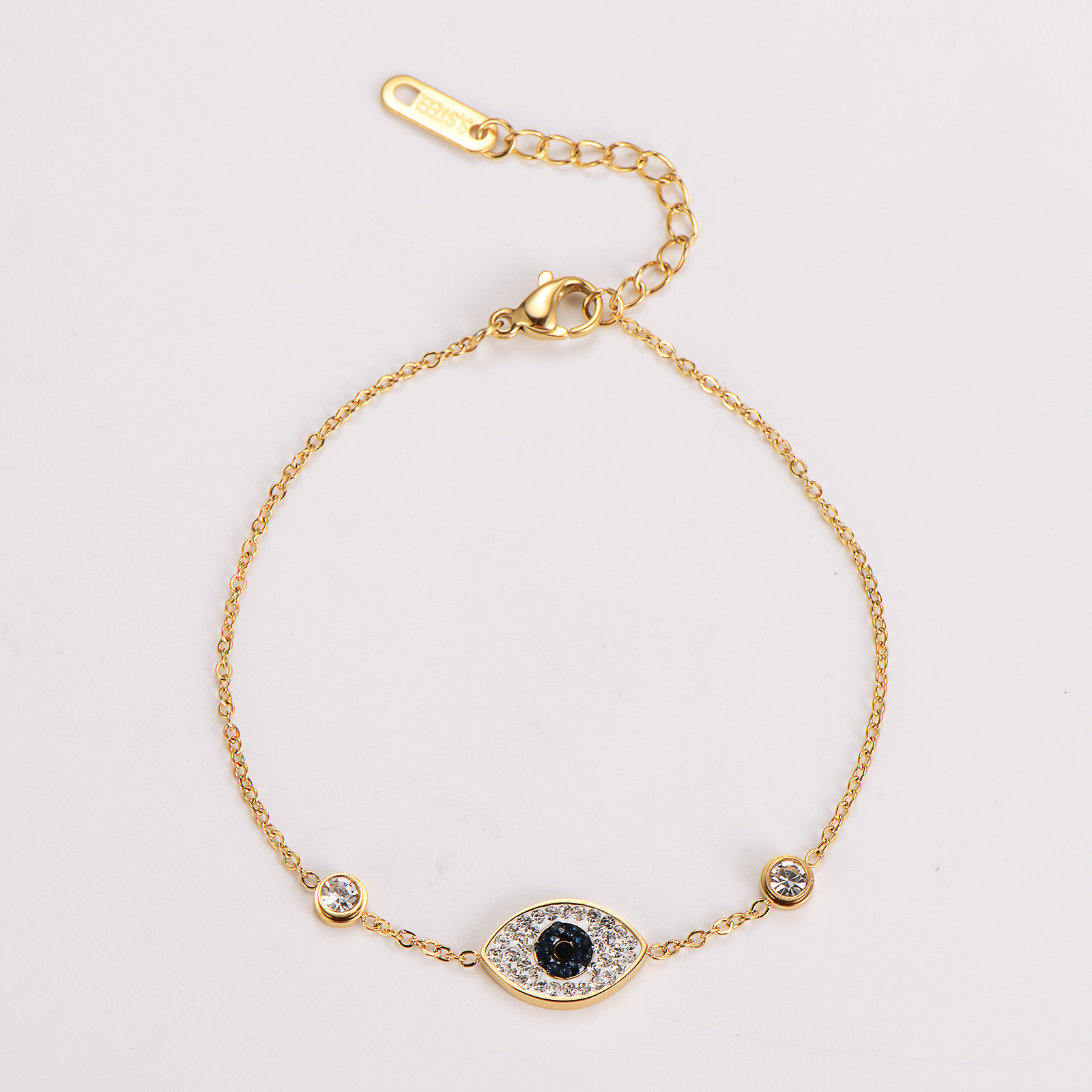 Lucky Evil Eye Red String Bracelet Protection Minimalist Style_voghion.com