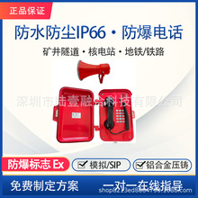 【防爆认证】工业级IP电话机IP66防水防潮防爆扩音对讲VOIP电话站