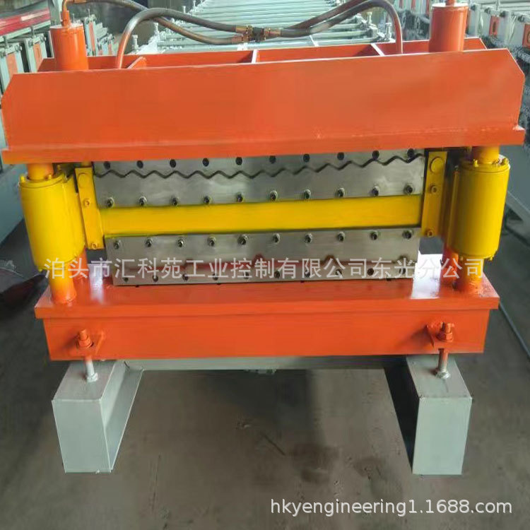 供应双层彩钢瓦压型机 金属板琉璃瓦滚压成型机 全自动压瓦机设备