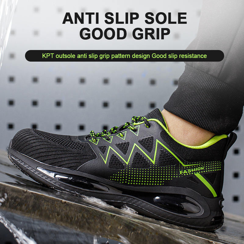 2024 New Trendy, Versatile, Comfortable, Lightweight, Protective Work Shoes - Anti-punch, Anti-puncture, Durable, Non-slip Safety Shoes
