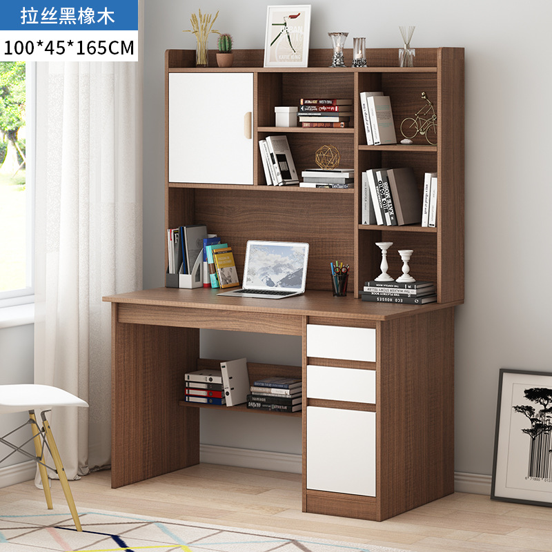 100CM 솔질 블랙 오크