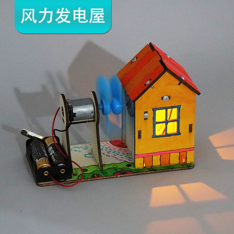 Ветроэнергетический дом diy ручной сборки технологии малого производства