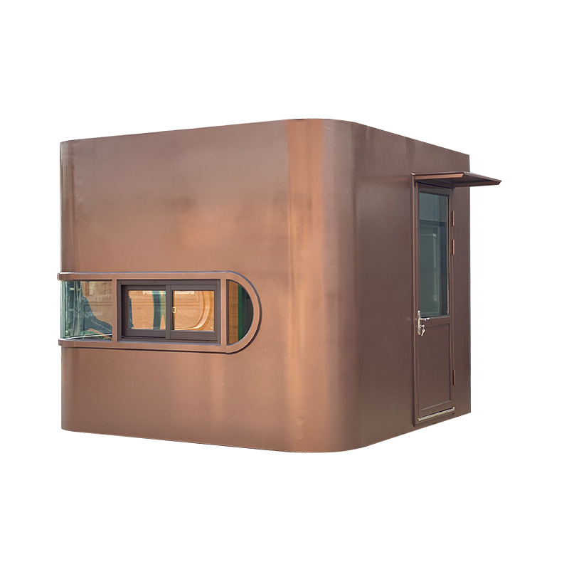 Kindergarten cabina de seguridad estacionamiento carga cabina de seguridad cabina de pintura de piedra real estructura de acero guardia sala de servicio