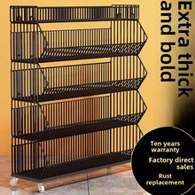 厨房储物架多层不锈钢厨房浴室储物架蔬菜篮多层货架家用手推车