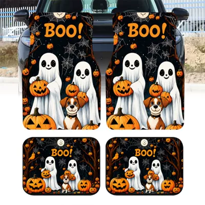 Avtomobil döşəmə paspasları, drop shipping - t828qcjd-halloween-8-3344cmtwo-piece-set