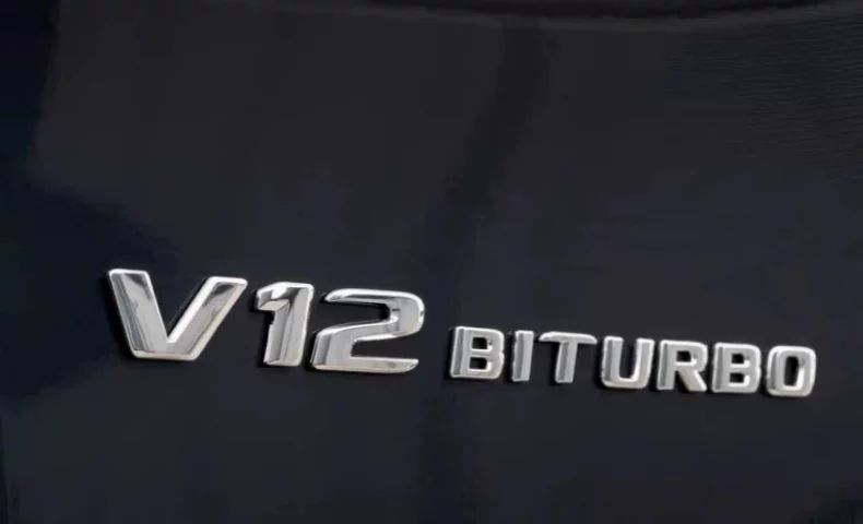 Suitable for the new Mercedes-Benz V8BITURBO side emblems, C63, G63, S65, and V12 supercharged car emblems