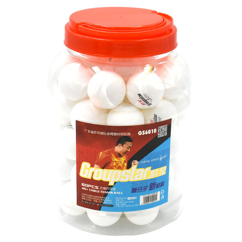 Stars bucket table tennis balls, 60 new materials, 40+ standard, professional table tennis training competition, durable