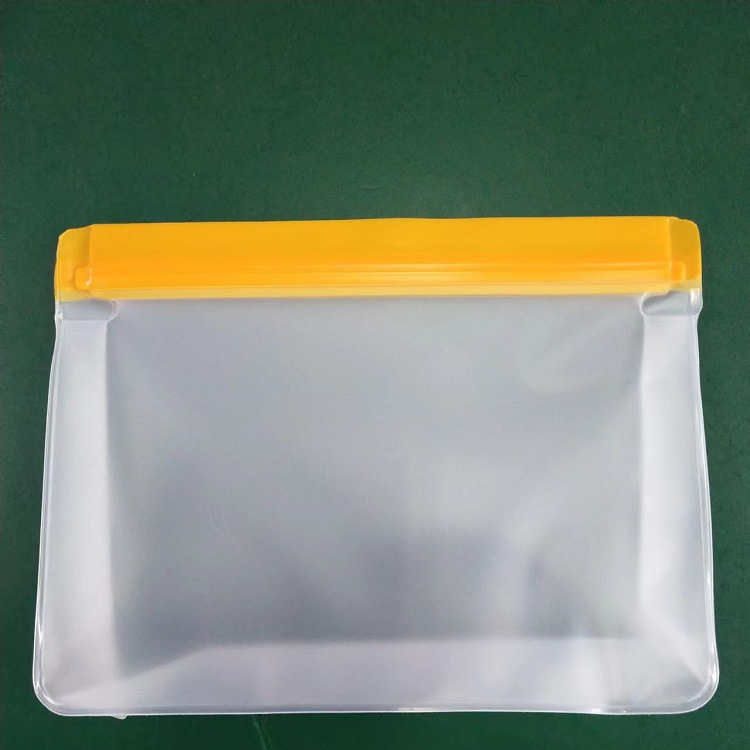 Bolsa de conservación de alimentos PEVA esmerilado transparente refrigerador de almacenamiento de sub-embalaje de refrigerios bolsa de almacenamiento de alimentos sellada congelada