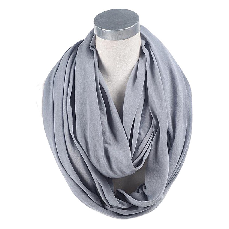 Classic Export Original Single Color Pure Cotton Versatile Scarf European and American New Solid Infinity Scarves