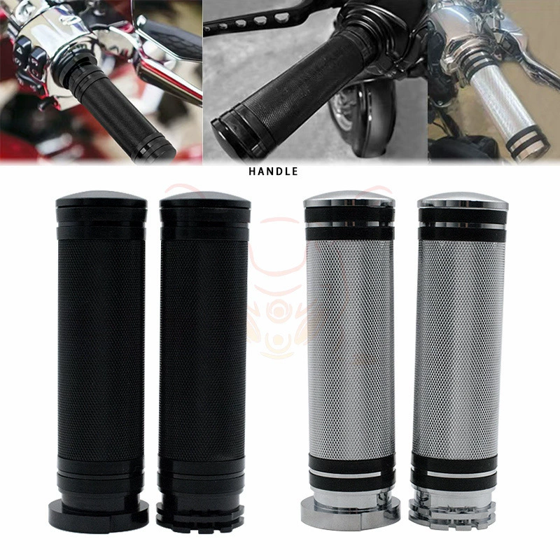 Чехол на руль мотоцикла Harley с рифленой ручкой, чехол на руль с тиснением, модифицированный ЧПУ, чехол на ручку дроссельной заслонки с рифленой ручкой, клей