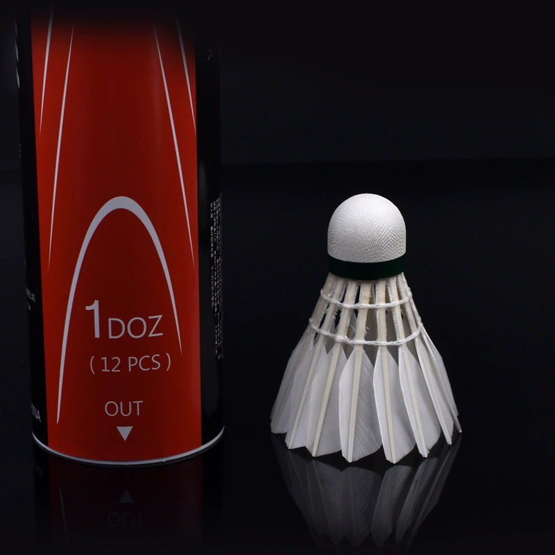 Трансграничные горячие продажи бадминтона Односторонние гусиные перья