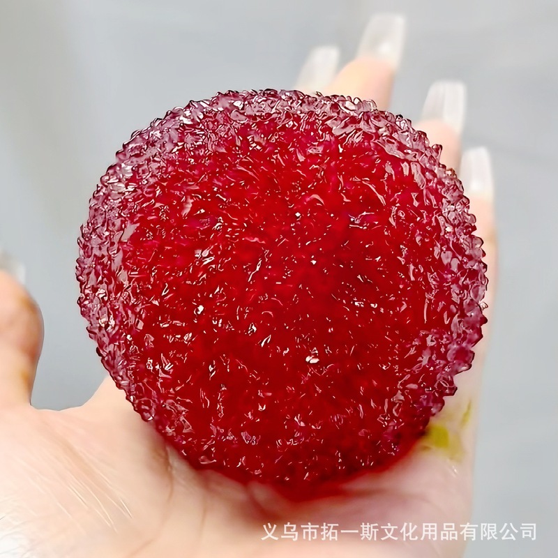 Xiaohongshu 同じスタイルの模擬ヤマモモ氷麦芽糖減圧テクスチャピンチスローリバウンド減圧おもちゃパズル|undefined