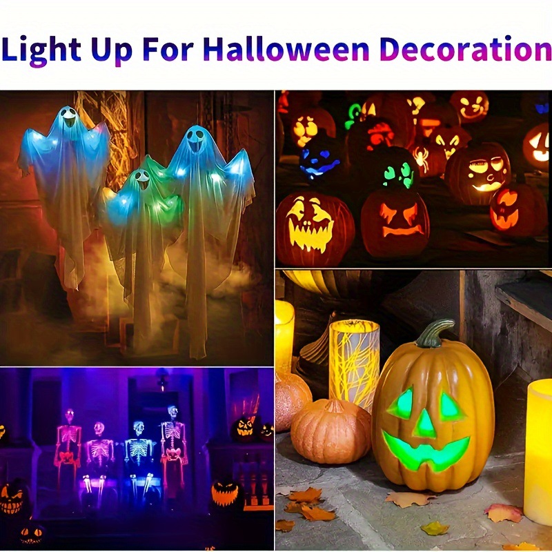 4/6pcs Wires led Strip Lights 8 Color High Brightness Transfronterizo