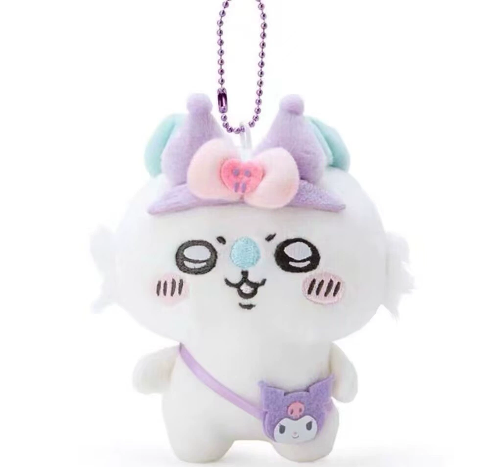 Плюшевая подвеска (Chiikawa x Sanrio) — персонаж, милый брелок, размеры 10 см и 20 см