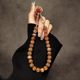 Creative Super Flash Burst Beads Mobile Phone Bracelet Amber Beaded Short Lanyard Keychain Bag Simple High Sense