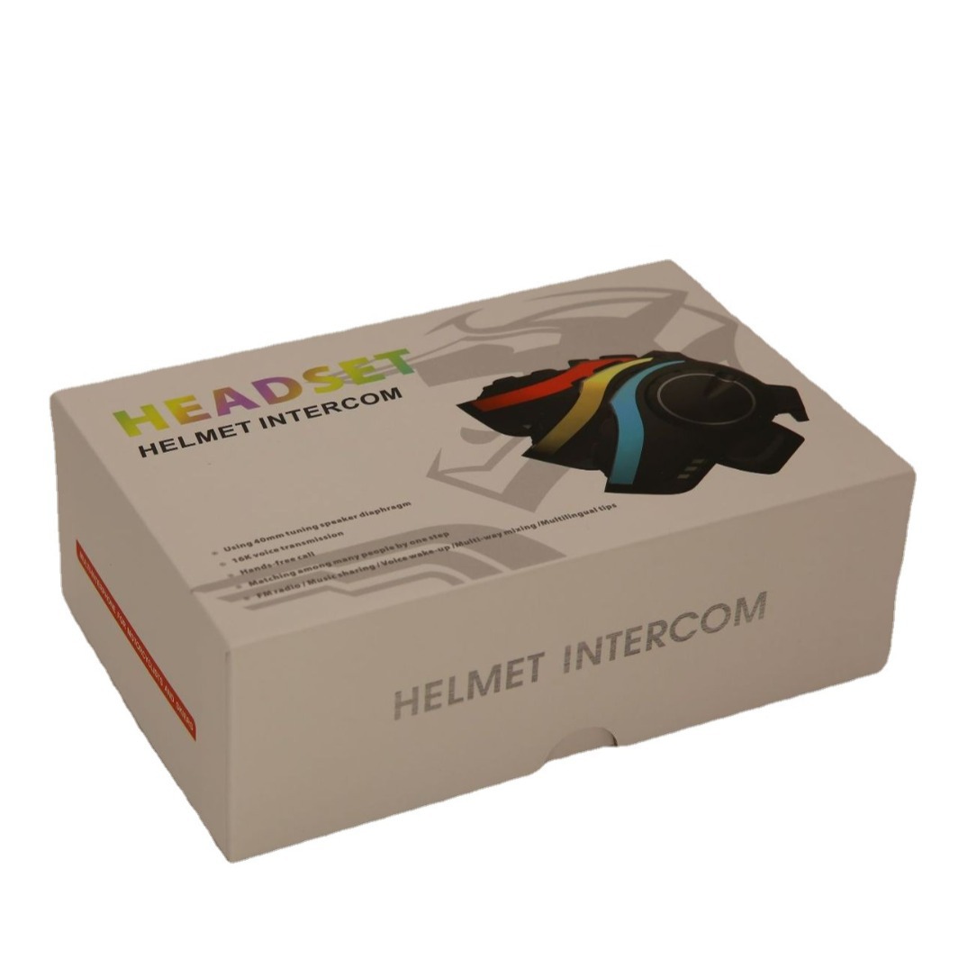 HY-02 clásico transfronterizo de 6 personas 2K m casco de intercomunicador auricular Bluetooth red de una tecla conmutador de varios idiomas