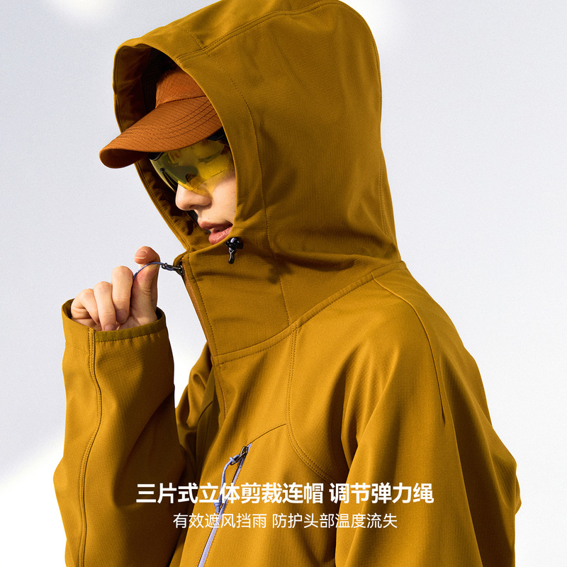 Men's Clothing | Mountaineering Softshell Jacket 25 Winter New Product Light Outdoor Three-Proof Fleece Jacket Plus Fleece Coat Trendy