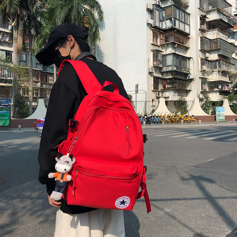 New Cross-border Converse Same Style Large Capacity Simple All-match Student Sports Backpack Men's and Women's Same Style Trendy Brand Backpack