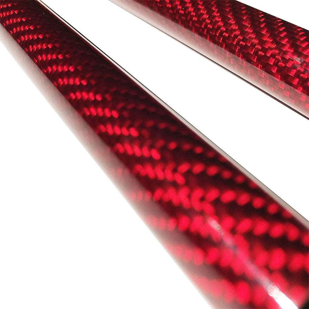 红色碳纤维管3k全碳纤维圆管10/12/16/20/22/25/30毫米
