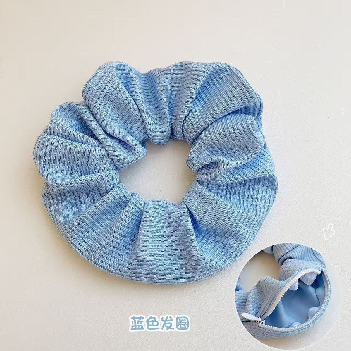 Anillo para el cabello de intestino grueso de gran tamaño coreano, bufanda cuadrada de alta calidad femenina, cuerda para el cabello, banda elástica y duradera, flor de viento perezosa