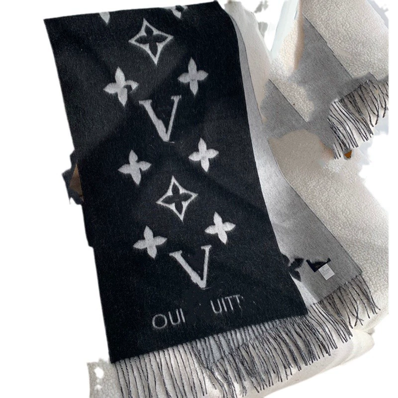 L家 Classic cashmere, scarf, fashionable universal keep warm cloak, internet celebrity