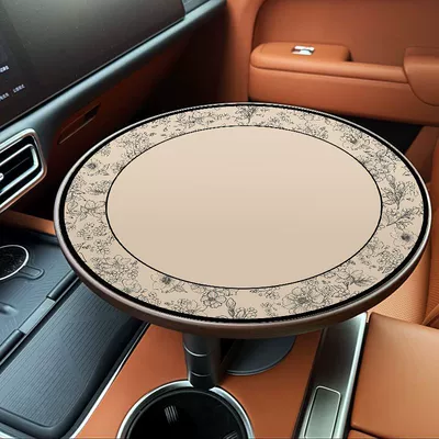 Ideal Car Anti-Slip Table: Anti-slip mat - elegant-flower-wreath-3232cm