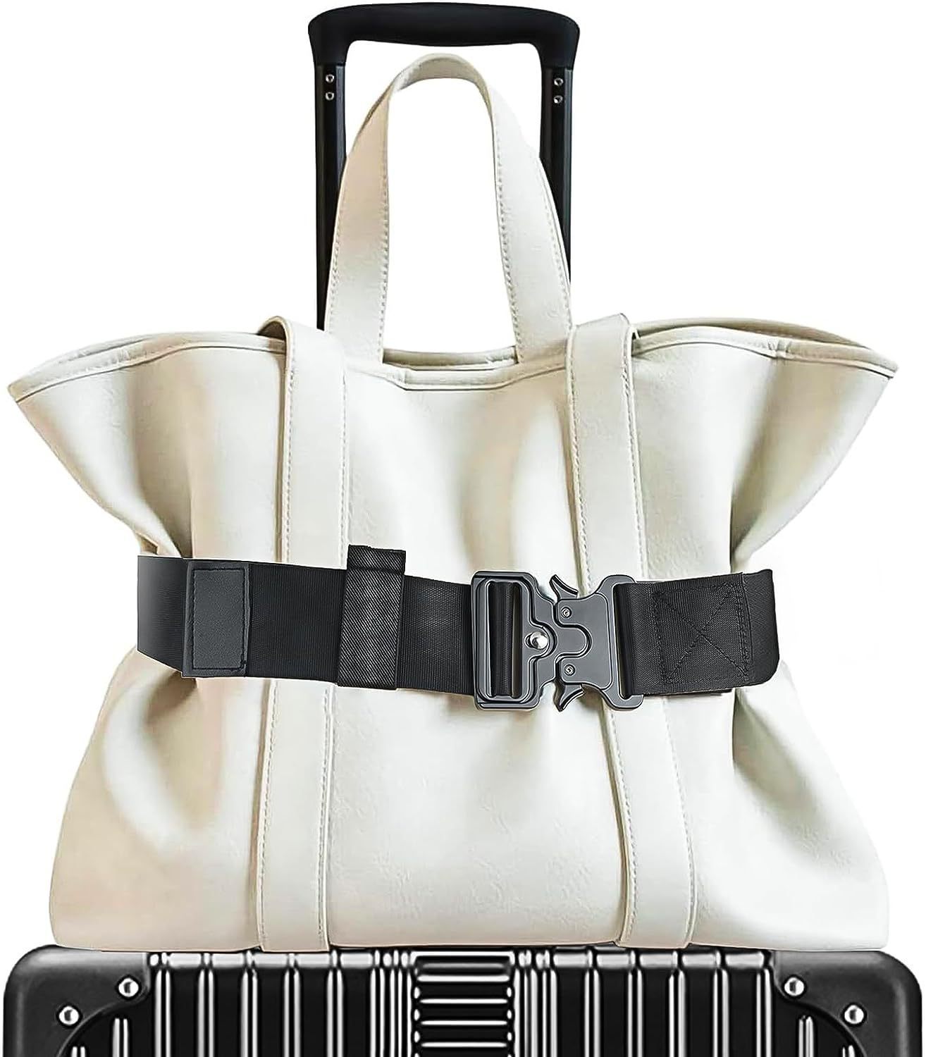 Luggage travel belt, carry-on luggage strap, fashionable and adjustable luggage travel strap, hand-held luggage travel strap