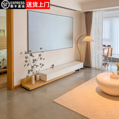シンプルな伸縮テレビキャビネットのお茶の組み合わせ