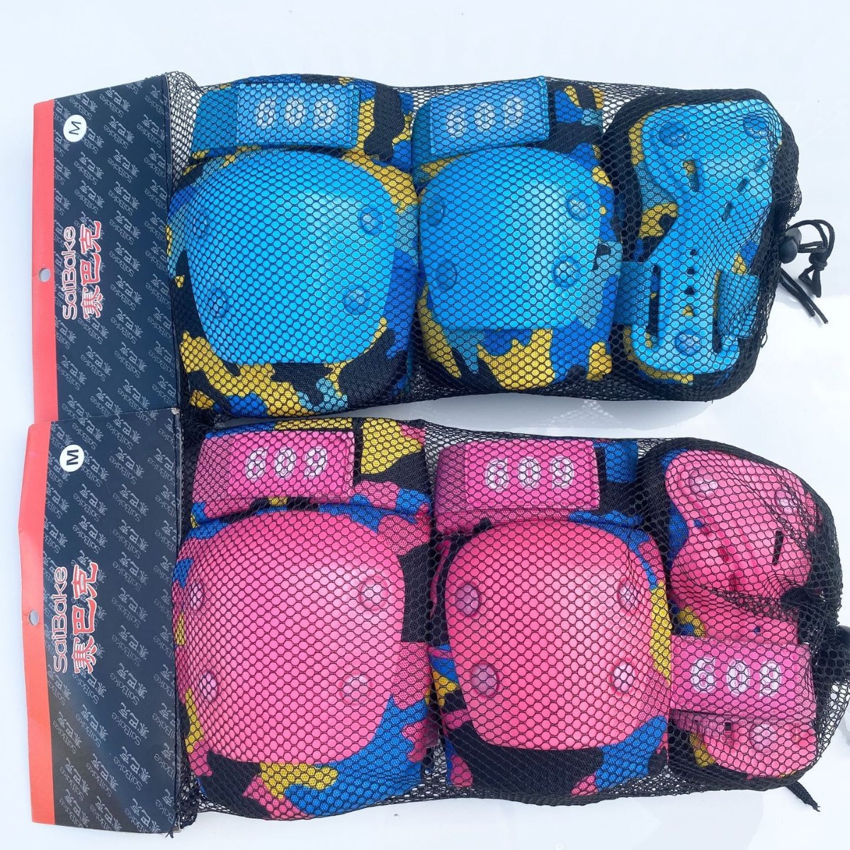 Children's roller skate protective gear children's 6-piece roller skate protective gear sliding car protective gear roller skate protective gear roller skate