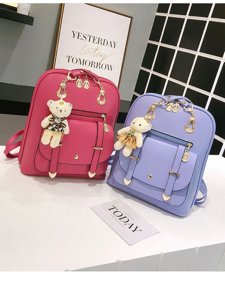 New style backpacks for women, fresh and cute student fashion and casual Korean-style women's bags, cross-border one-piece shipping worldwide undefined