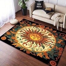 亚马逊跨境地毯卧室地垫全铺入户门法兰绒印花机洗便捷可机洗