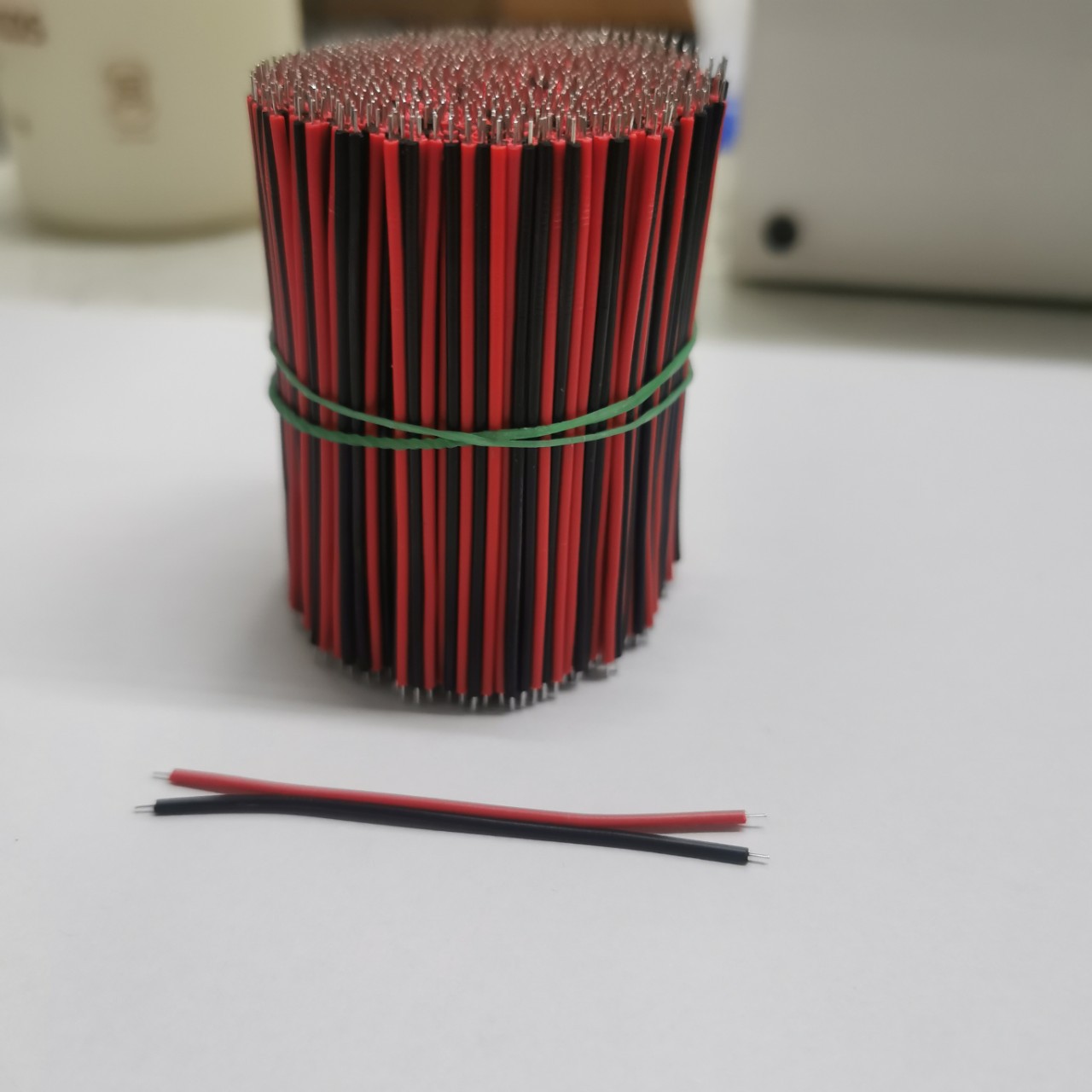 红黑并线彩排1007AWG26电子线设备器加工端子线适配器红黑排线