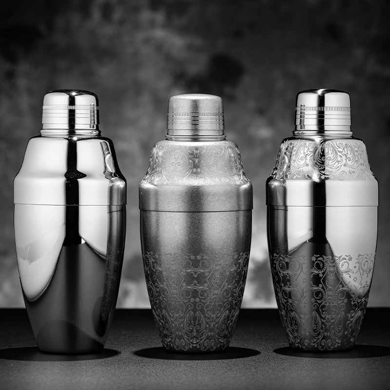 Classic three-stage shaker professional bartender bartender bar vintage American shaker shaker shaker